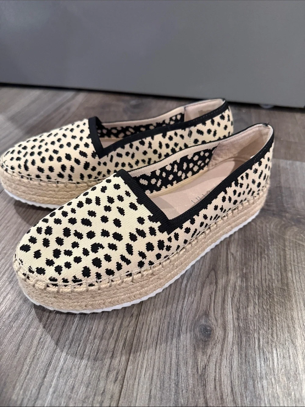 Gianni Bini Shyleah - Stretch Leopard Print Espadrille Platform Slip-On